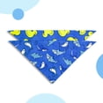 thumbnail image 2 of Summer Dog Bandanas 2 Large Pack,Yellow Rubber Ducky，Blue Ocean Sharks Reversible Adjustable Triangle Pet Scarves for Boy and Girl,Cute Animals Bandana for Small Medium Large Dogs Cats(Medium), 2 of 5