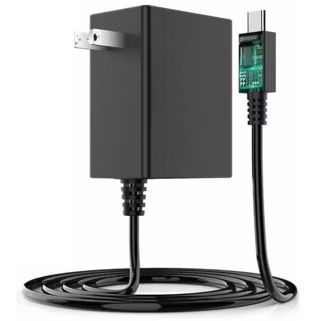 Ac Adapter Cargador Para Nintendo Switch/lite-15v 2.6 A Negro
