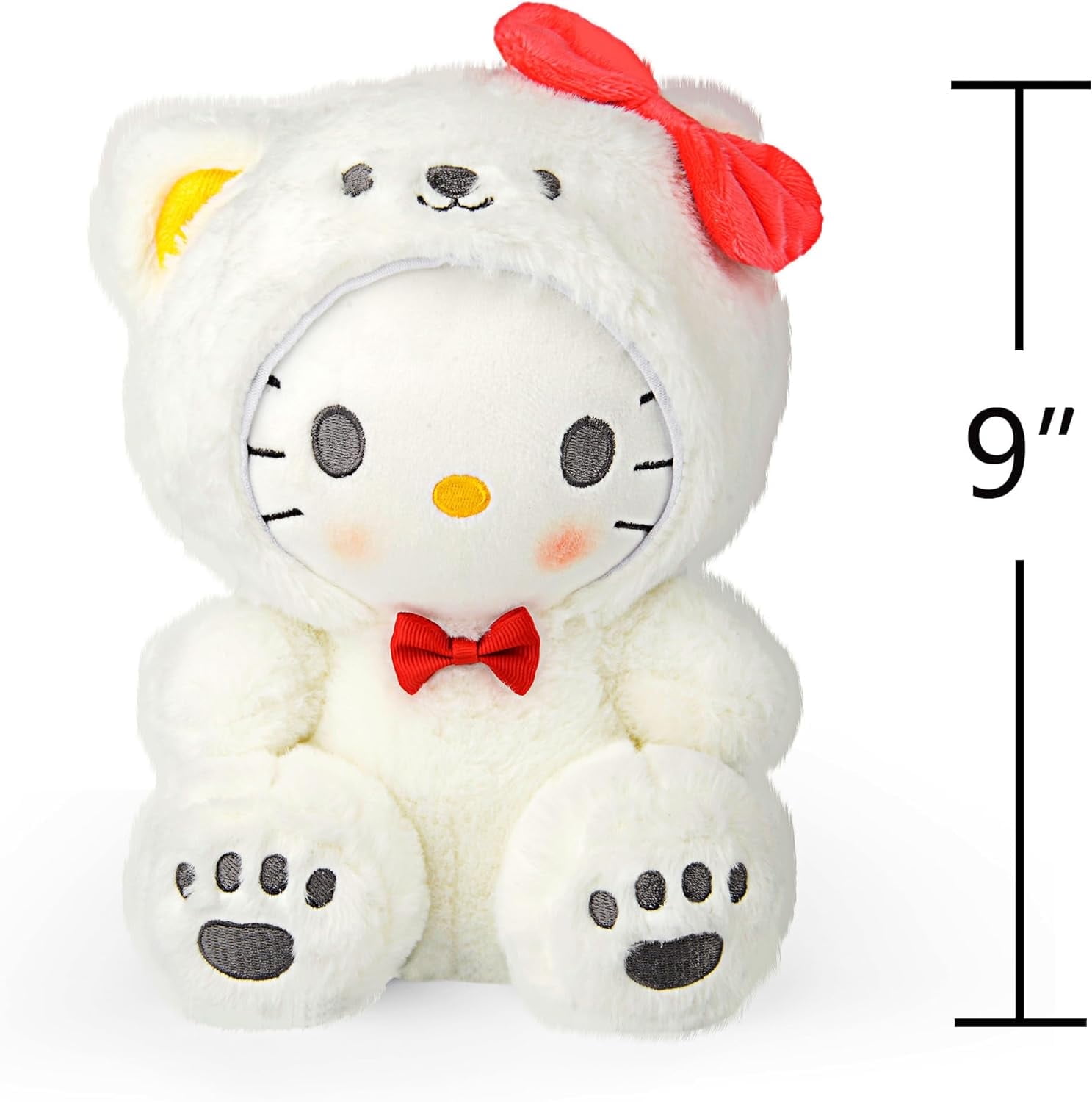 Cartoon Toy 9 inch White Kuroumi Plush,Cute Cartoon Stuffed Gifts