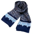 thumbnail image 2 of Coofit Artificial Silk Scarf Smooth Double Layer Satin Neckerchief Long Scarf for Men, 2 of 9
