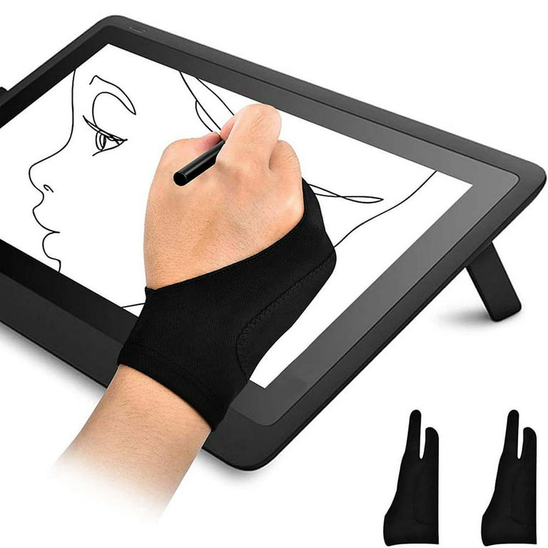 Generic 5 Pack Artist Gloves for Tablet Digital Drawing Glove Two