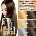 thumbnail image 4 of Hair Dye Shampoo 3-in-1, Semi-Permanent Gray Hair Coverage, Color Depositing Shampoo for Women & Men, Vegan, Ammonia-Free (Medium Brown), 4 of 8
