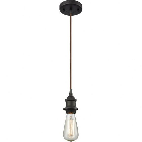 Innovations Lighting 516-1P Bare Bulb 1 Light 4-1/2" Wide Mini Pendant - Bronze