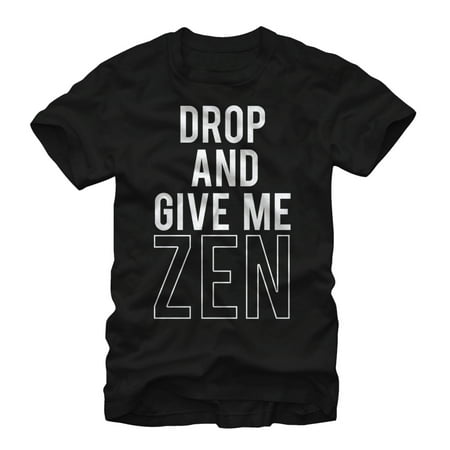 CHIN UP Drop and Give Me Zen Womens Graphic Boyfriend (Best Way To Give Your Boyfriend Head)