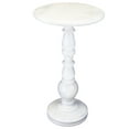 thumbnail image 1 of Natural Geo Table d'Appoint Ronde en Marbre Blanc, 1 of 2