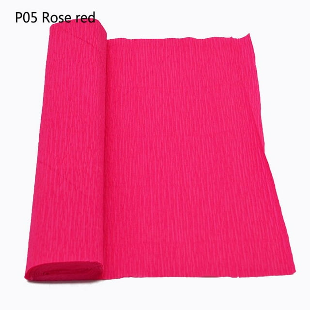 Rollo de papel crepé para hacer flores, 250x25cm, Material de embalaje para regalos, hecho a mano, decoración artesanal