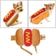 thumbnail image 3 of Abrigo Para Perro Hot Dog Pet Costume Cosplay Clothes For Small Dogs Warmth Walking M Cotton 1Pack, 3 of 4