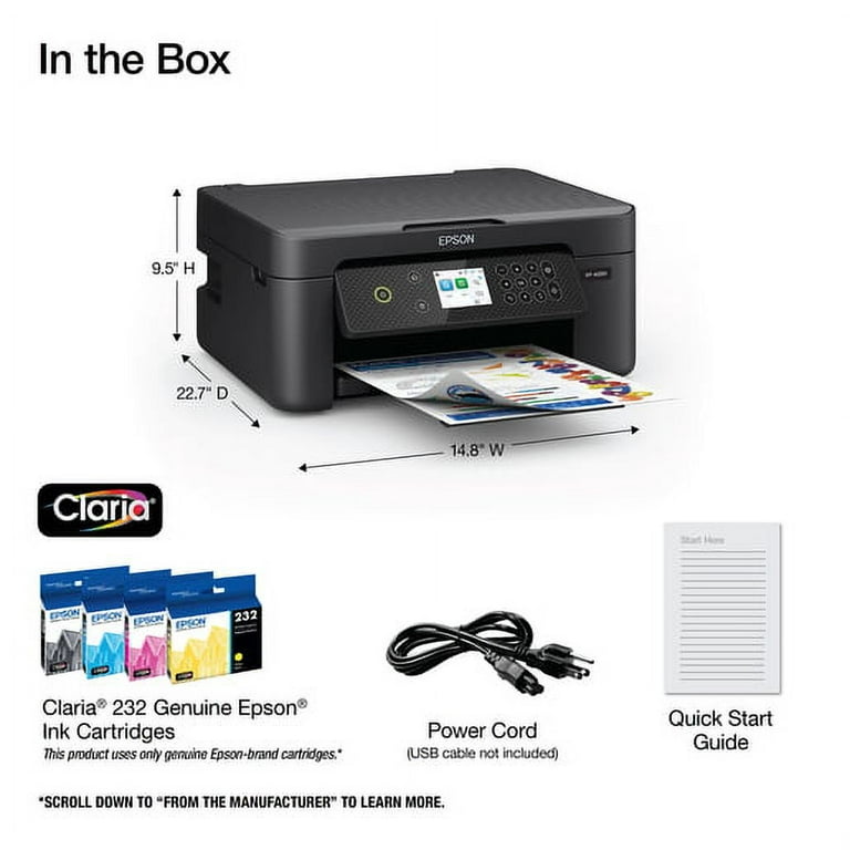 Epson Imprimante Expression Home XP-2200, Multifonction 3-en-1 :  Imprimante/Scanner/Copieur, A4, Jet d'encre Couleur & Ink/604 Pineapple  (Ananas)