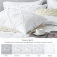 thumbnail image 4 of Davulos Full Comforter Set,7 Pieces White Bedding Sets for All Season Bed in a Bag with Comforter ,Flat Sheet ,Fitted Sheet ,Pillowcases & Shams, 4 of 8