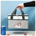 thumbnail image 5 of Fiudx Liquidación De Ofertas Flash Bolsa De Aislamiento Térmico Y Bolsa De Plástico A Prueba De Aceite, Bolsa Para Lonchera, Bolsa De Aislamiento Térmico Para Exteriores Engrosada Con Película De Alu, 5 of 5