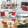 thumbnail image 6 of Waterproof Throw Pillow Covers Set of 2, 26x26 Inch 4th of July Decorative Pillowcases Outdoor Pillow Slip Cushion Covers Set for Couch Tent Red Independence Day White Blue Star, 6 of 7
