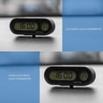 thumbnail image 4 of Fashion Design Car Clock Car Digital Clock with Vehicle Dashboard Clock 12/24 Hours Range -20-50℃, 4 of 9