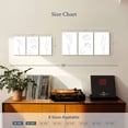 thumbnail image 4 of Elephant Stock Woman's Poise I Wall Art - Horizontal Multi Panel Canvas - Hallway Wall Decor - People Multi Panel - White And Black Decor - 26" x 12", 4 of 8