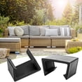 thumbnail image 4 of 8Pcs Patio Furniture Clips Wicker Fasteners Furniture Clips Sofa Rattan Chair Fasteners Clip for Outdoor Patio, 4 of 9