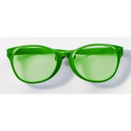 JUMBO GLASSES-GREEN 12 PACK