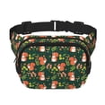 thumbnail image 1 of Balery Forest Squirrel Mochila Cinturón para Mujeres y Hombres, Bolsa de Cintura Impermeable de Doble Capa con Correa, 1 of 9