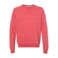 thumbnail image 2 of JERZEES - Snow Heather French Terry Crewneck Sweatshirt - 91MR - Red - Size: XL, 2 of 3