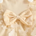 thumbnail image 5 of mgoYE Baby Girl Flower Dress Summer, Tutu Tulle Boho Princess Wedding Birthday Party Dresses for Infant Girls(Beige,3-6 Months), 5 of 6