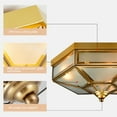 thumbnail image 5 of Tiffany Style Handmade Glass Chandelier Ceiling Light LED Lamp, 18 inch Vintage Glass Ceiling Lights Tiffany Lamp Hanging Lamp Home Decor, 5 of 7