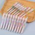 thumbnail image 3 of YAOMOBB Non-toxic Gel Pens Smooth Writing Glitter Gel Pens Set Rainbow Gradient Colors 6Pcs Scrapbooking Coloring, 3 of 6