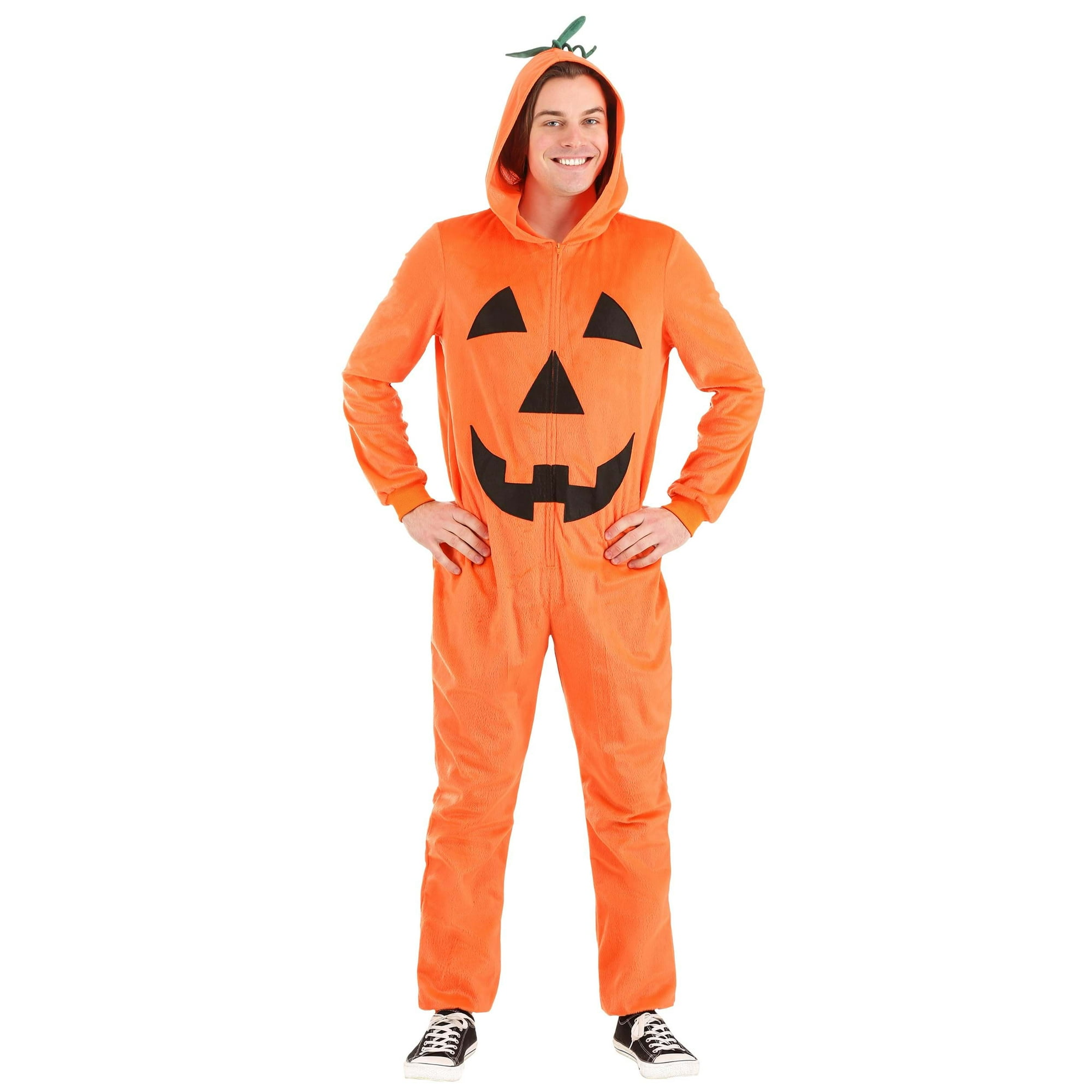Adult Pumpkin Costume Jumpsuit