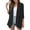 Black, variant on Chiccall Women's Open Front Cardigans Casual 3/4 Length Sleeve Oversized Lightweight Soft Comfy Trendy Shawls Long Cardigan Sweaters