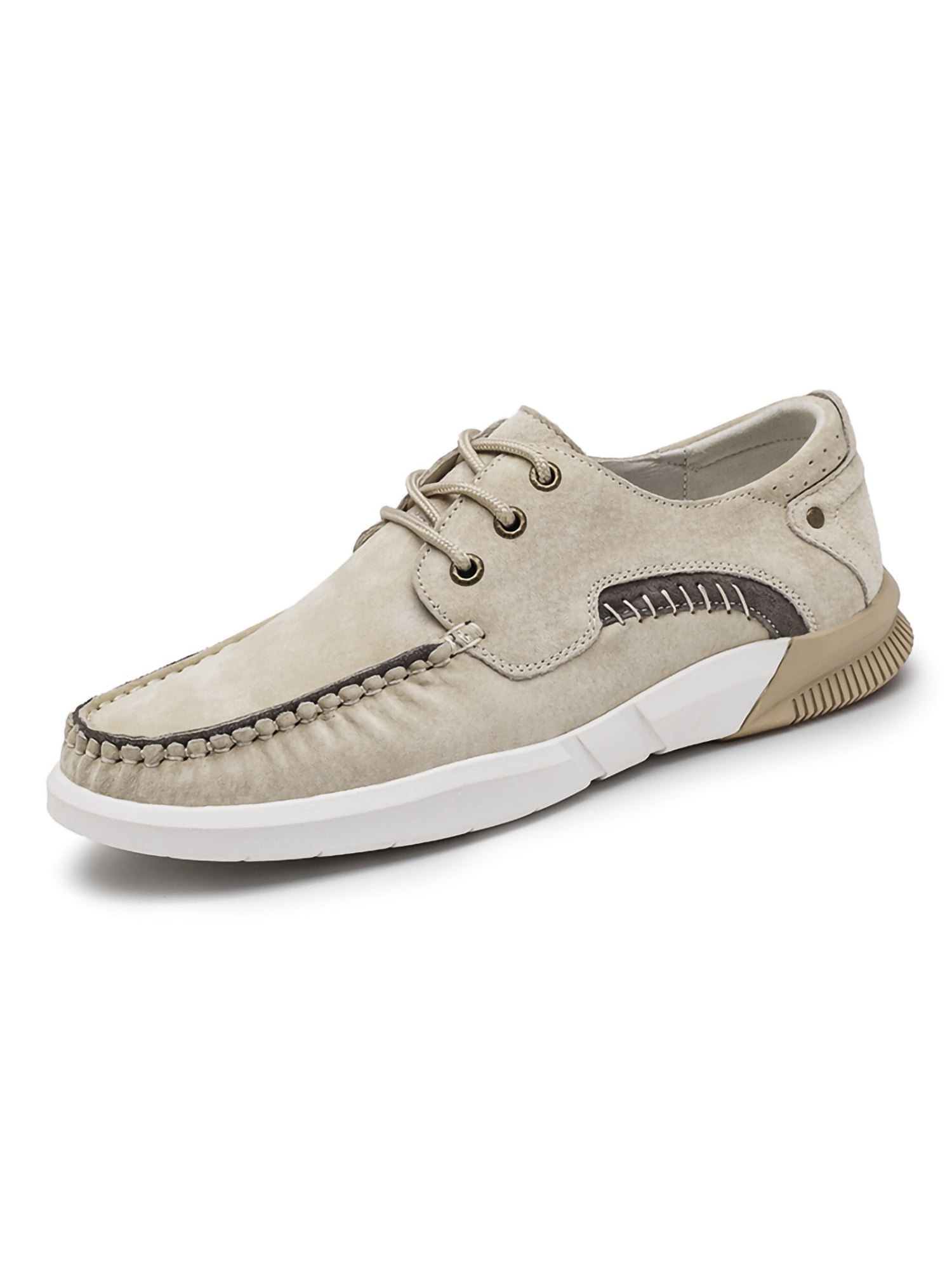 Eloshman Men Breathable Low Top Boat Shoes Driver NonSlip Round Toe