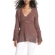thumbnail image 1 of Free People suéter de punto abierto para mujer, morado, pequeño, 1 of 1