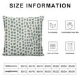 thumbnail image 5 of PIKWEEK  Dusty Blue Cream Pillow Covers Boho Design Polka Dot Throw Pillows Modern Brush Strokes Print Decorative Pillowcase Square Cushion Cover Case for Sofa Couch Bed, 5 of 5