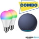 thumbnail image 1 of Combo Bocina Amazon Alexa Echo Dot 5ta Generacion (Azul) + 2 Focos Inteligentes, 1 of 1