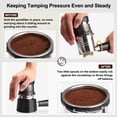 thumbnail image 3 of Base de Tamper de Café Unique Bargains para Ninja Espresso ES601 Mejora la Estabilidad de Prensado y Extracción Base Antideslizante Previene Daños en los Portafiltros en el Hogar para Baristas, 3 of 7
