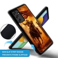thumbnail image 3 of FKBRCL4U Compatible With Samsung Galaxy A14 5G Case, Horse American Flag Cowboy Pattern For Girl Ultra Protection Shockproof Soft Silicone TPU Non-Slip Back, 3 of 5