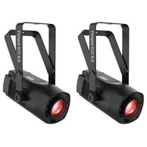 (2) Chauvet DJ PINSPOT Q1Z ILS 20 Watt RGBW LED DMX Compact Pin Spot Lights