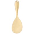 thumbnail image 1 of BRIGHTFUFU Cuchara para servir arroz de acero inoxidable, acabado de espejo de alto brillo, cucharón de sopa, cuchara de café, cuchara de postre, cuchara de fideos para ensalada, arroz, dorado, 1 of 1