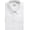 White, variant on Ampaco Men's Regular Fit Short Sleeve Easy Care Solid White Dress Shirt