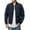 Navy Blue, variant on COOFANDY Men's Lightweight Bomber Jacket Fashion Windbreaker Fall Winter Front Zip Jackets
