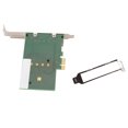 thumbnail image 2 of Adaptador De Servidor PCIe Gigabit Ethernet, Tarjeta De Red PCIe X1 Instalación Fácil Profesional De 4 Puertos Para Computadora Portátil Para PC, 2 of 7