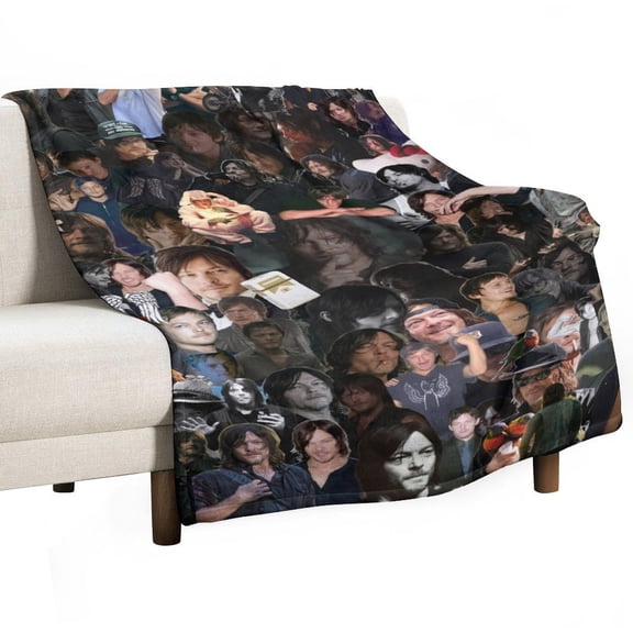 Walking Dead Throw Blanket Cozy Warm Flannel Blanket for Living Room Bedroom Bed Sofa Camping Travel, All Seasons Fleece Blankets Gifts for Kids Girls Boys Adults 30"x40"