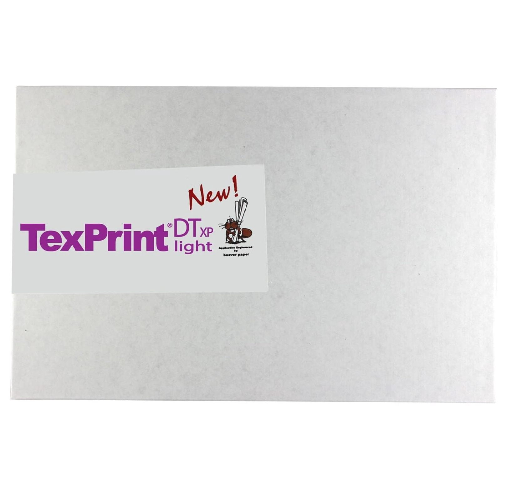Beaver TexPrint DT Light -Replaces XP- All-Purpose High-Release Sublimation Paper for Epson Dye Transfer, SawGrass Approved Sublimation Print Transfer Paper, 110 Sheet Pack (8.5" x 11", Inches)