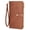 brown, variant on FALAN MULE Wallets for Women RFID Blocking Vegan Leather wristlet wallet Trifold Clutch Large Capacity Credit Card Holder