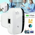 thumbnail image 4 of Extensor de rango WiFi LWITHSZG, amplificador de señal WiFi, repetidor de Internet inalámbrico y amplificador de señal que extiende la señal WiFi a los dispositivos domésticos., 4 of 8