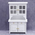 thumbnail image 2 of Vitrina blanca con 2 puertas en miniatura, de Dollhouse Furniture, 2 of 3