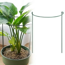 Aoyunhp Plant Supports for Outdoor Plants,Pant Support Stakes,Semi-Circular Metal Garden Plant Supports,Ring Border Support,Plant Support Ring Cage for Plants,Plant Supports for Indoor Plants