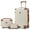Off-white, variant on Joyway Large Suitcase with 360 Swivel Wheelers, 3-Piece Hard Shell Luggage Set