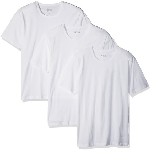 0325385 Essential 100% Cotton Crew Neck T-Shirts - 3 Pack