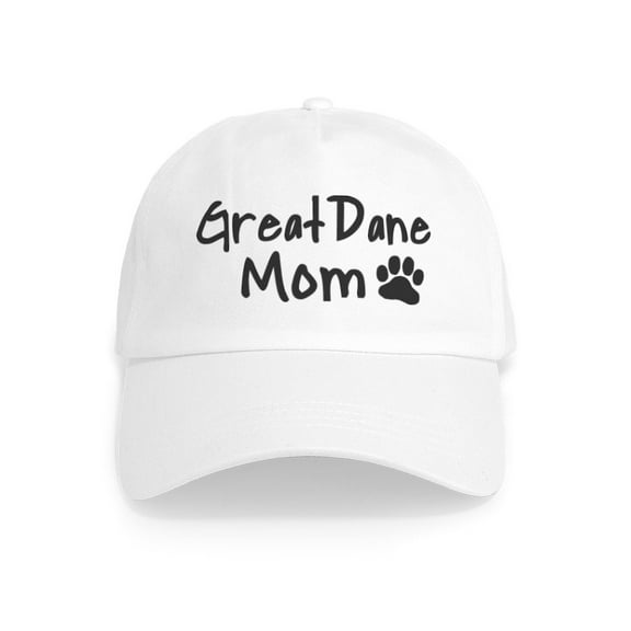 CafePress - Great Dane MOM Cap - Adjustable 100% Brushed Unisex Casual Cotton Baseball Cap, Beige, 1