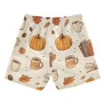 thumbnail image 7 of FORMRS Boys Swim Trunks Quick Dry Mesh Liner Boardshorts Sizes XS-XL, Fall Beige Pumpkin, 7 of 7