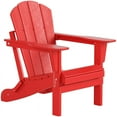 thumbnail image 6 of Paradise Outdoor Folding Poly Adirondack Chair With Round Fire Pit Table Sets, 6 of 9