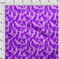 thumbnail image 2 of oneOone Georgette Viscose Purple Fabric Florals Diy Clothing Quilting Fabric Print Fabric By Yard 42 Inch Wide-8Q4, 2 of 4