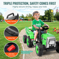 thumbnail image 3 of VEVOR Tracteur Électrique pour Enfants 12V avec Remorque Télécommande, 3 of 9